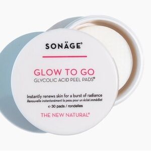 Sonage Glow To Go Glycolic Acid Peel Pads ~ New!